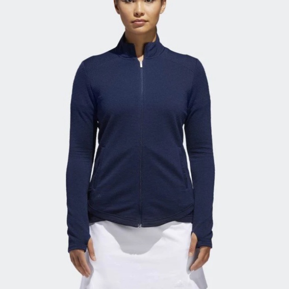 NWT Adidas Woman’s ESS LAYER DW9469 Golf Full Zip Jacket